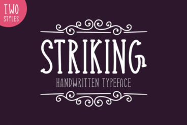 Striking Typeface Font