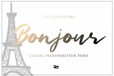 Bonjour - Casual Handwritten Font
