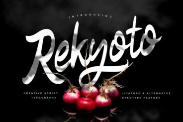 Rekyoto | Delicious Script Font