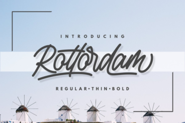 Rottordam - Regular, Thin, and Bold