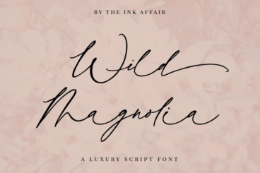 Wild Magnolia Luxury Script