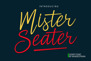 Mister Seater | Script Font
