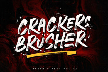 Crackers Brusher - Brush Street Font