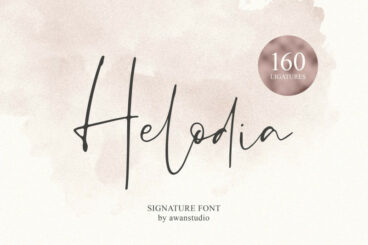 Helodia Signature Font