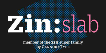 Zin Slab Font Family