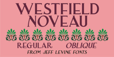 Westfield Nouveau JNL Font Family