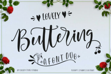 Lovely Buttering Font