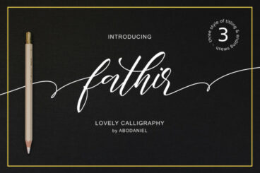 Fathir - Lovely Calligrap Font