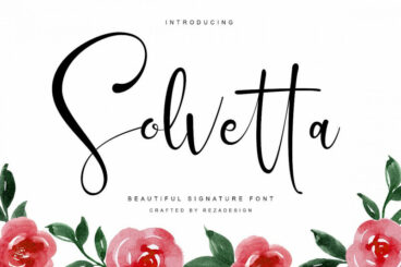 Solvetta - Beautiful Signature Font