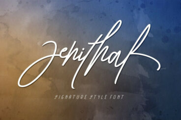 Zenithal Script Font