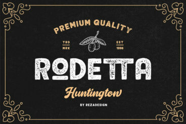 Rodetta - Sans Vintage Font