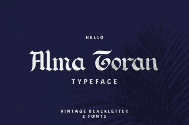 Alma Toran Typeface Font