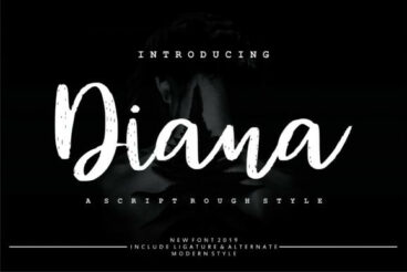 Diana Rough Font
