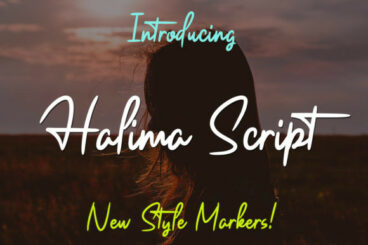 Halima Script Font