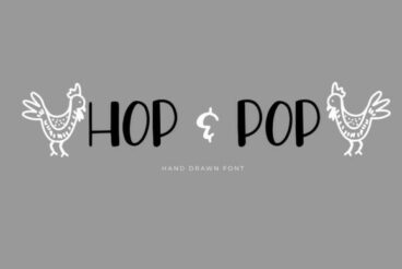 Hop and Pop Font