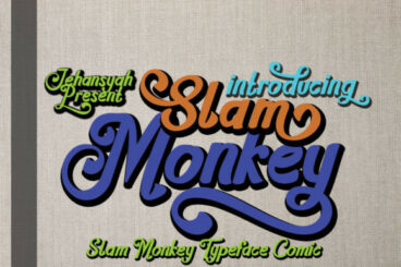Slam Monkey Font