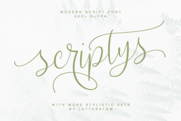 Scriptys Font