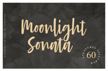 Moonlight Sonata Font