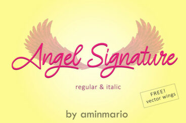 ANGEL SIGNATURE | free wings vector