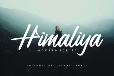 Himaliya | Handwritting Font