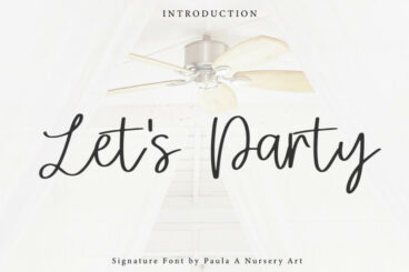 Let's Party | Signature Font
