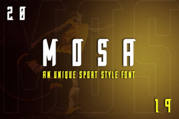 Mosa Sport Font