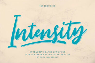 Intensity Script Font