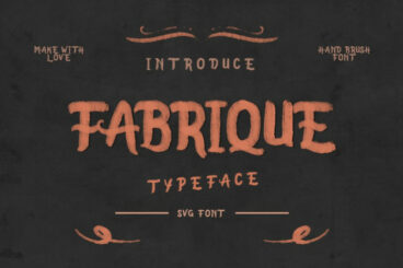 FABRIQUE Typeface - SVG Font