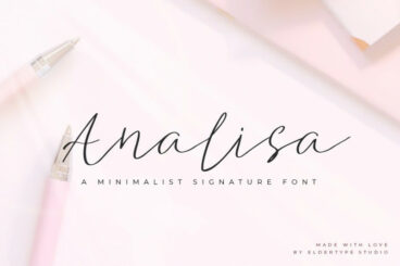 Analisa Signature Font