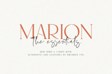 MARION & The Essentials - Logo Font