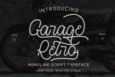 Garage Retro Script Font