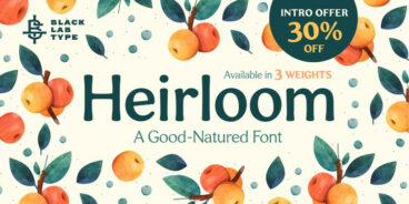 Heirloom Font Family