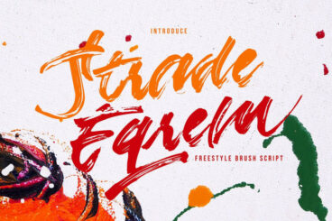 Strade Eqrem | Freehand Brush Script