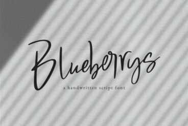 Blueberrys Font