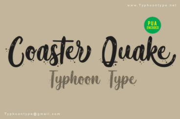 Coaster Quake Font