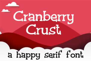Cranberry Crust Font