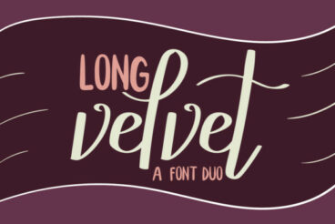 Long Velvet Font