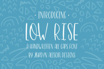 Low Rise Font