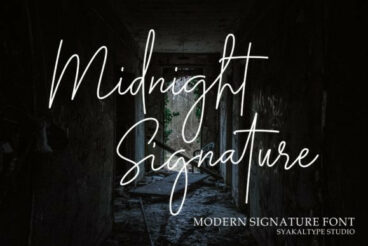 Midnight Siganture Font