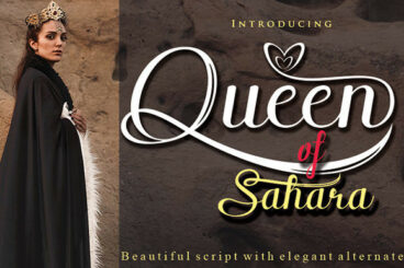 Queen of Sahara Font