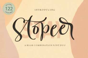 Stay Stopeer Duo Font