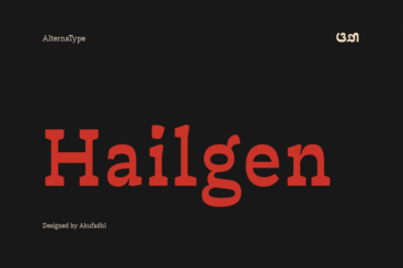 Hailgen Typeface Font