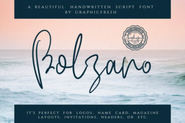 Bolzano - A Beautiful Script Font