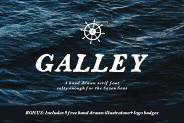 Galley Font + Logo Badges