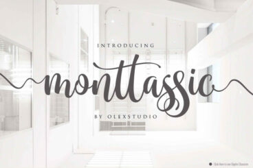 Monttassic - Luxury Script Font