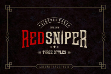Redsniper Vintage Font