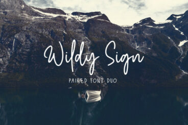 Wildy Sign - Paired Font Duo