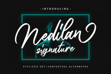 Nedilan - Signature Font