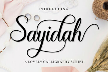 Sayidah Lovely Script