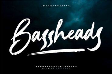 Bassheads - Handbrush Font